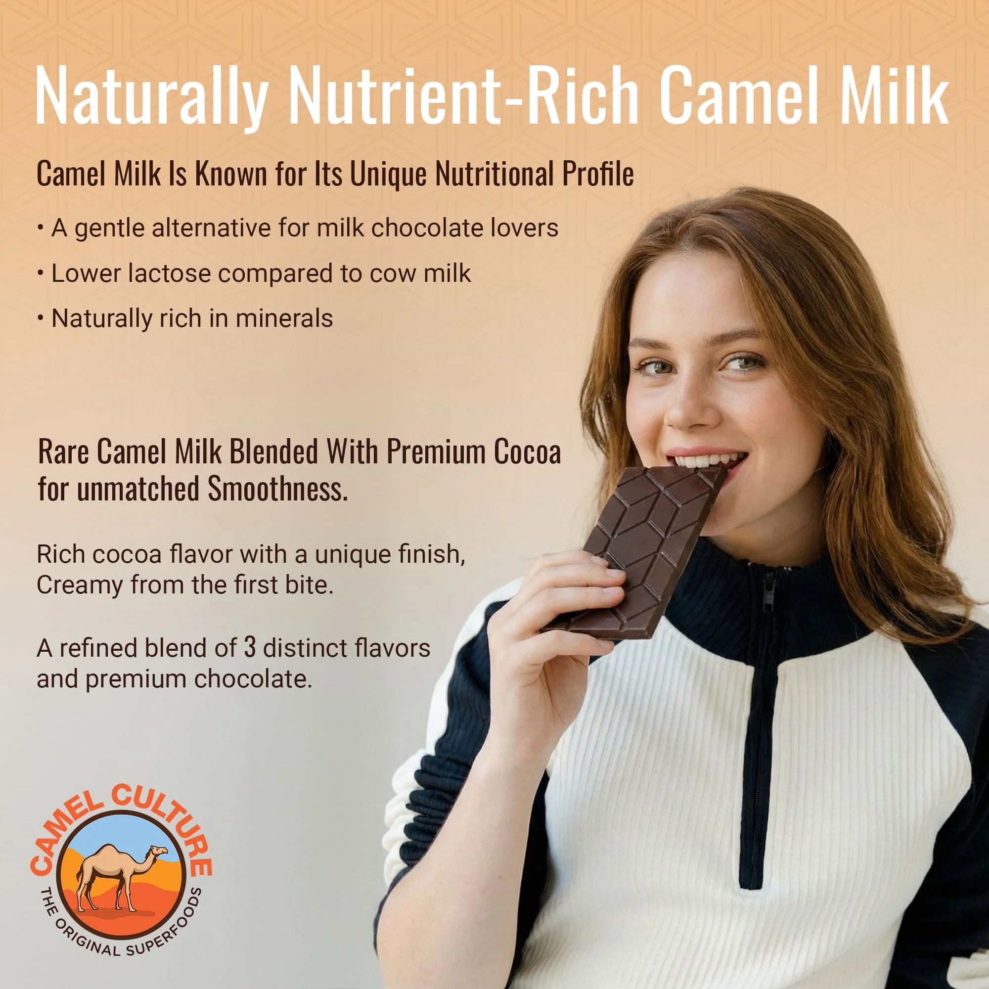 Premium & All-Natural | Camel Milk Chocolate (70G) - Image 5