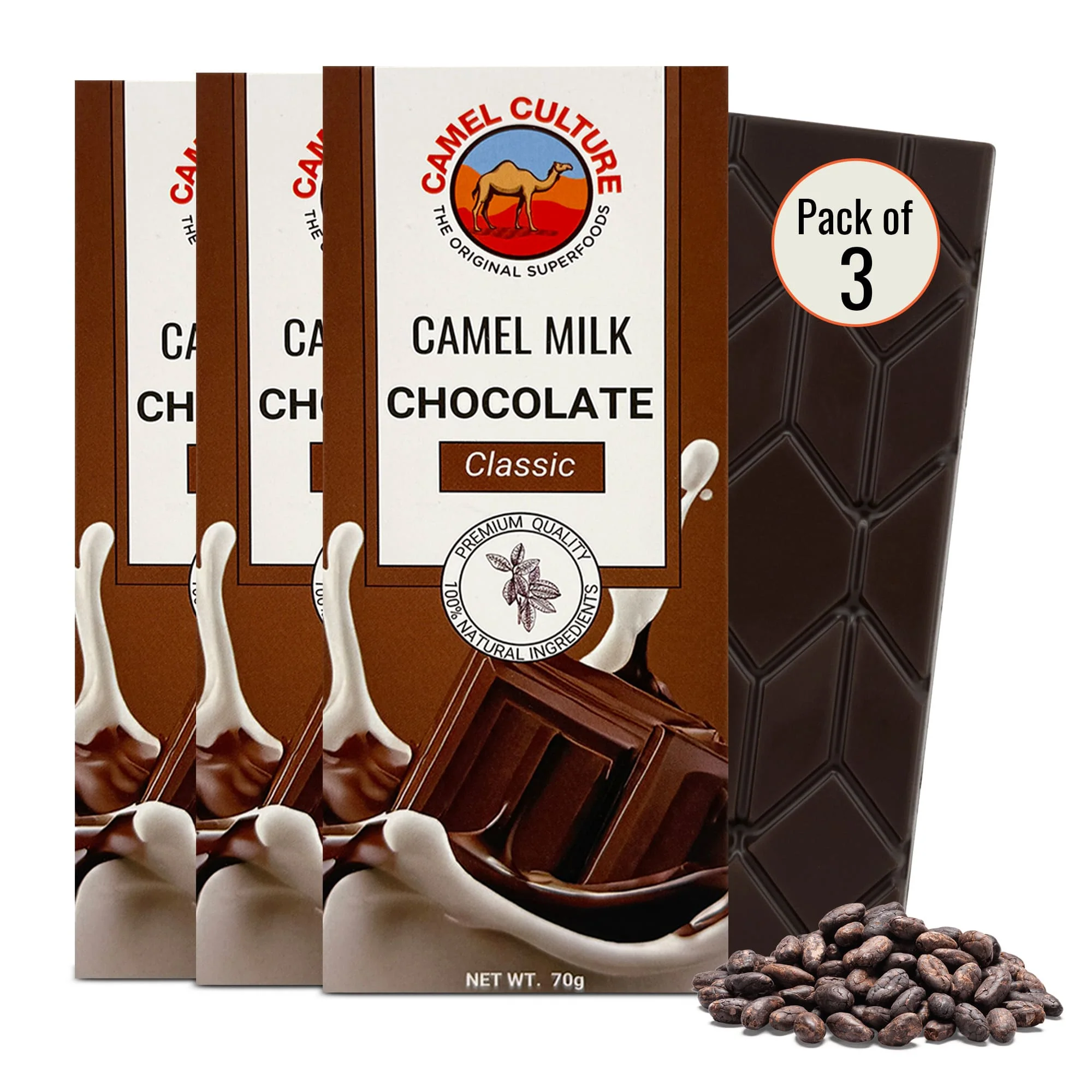 Premium & All-Natural | Camel Milk Chocolate (70G) - Image 8