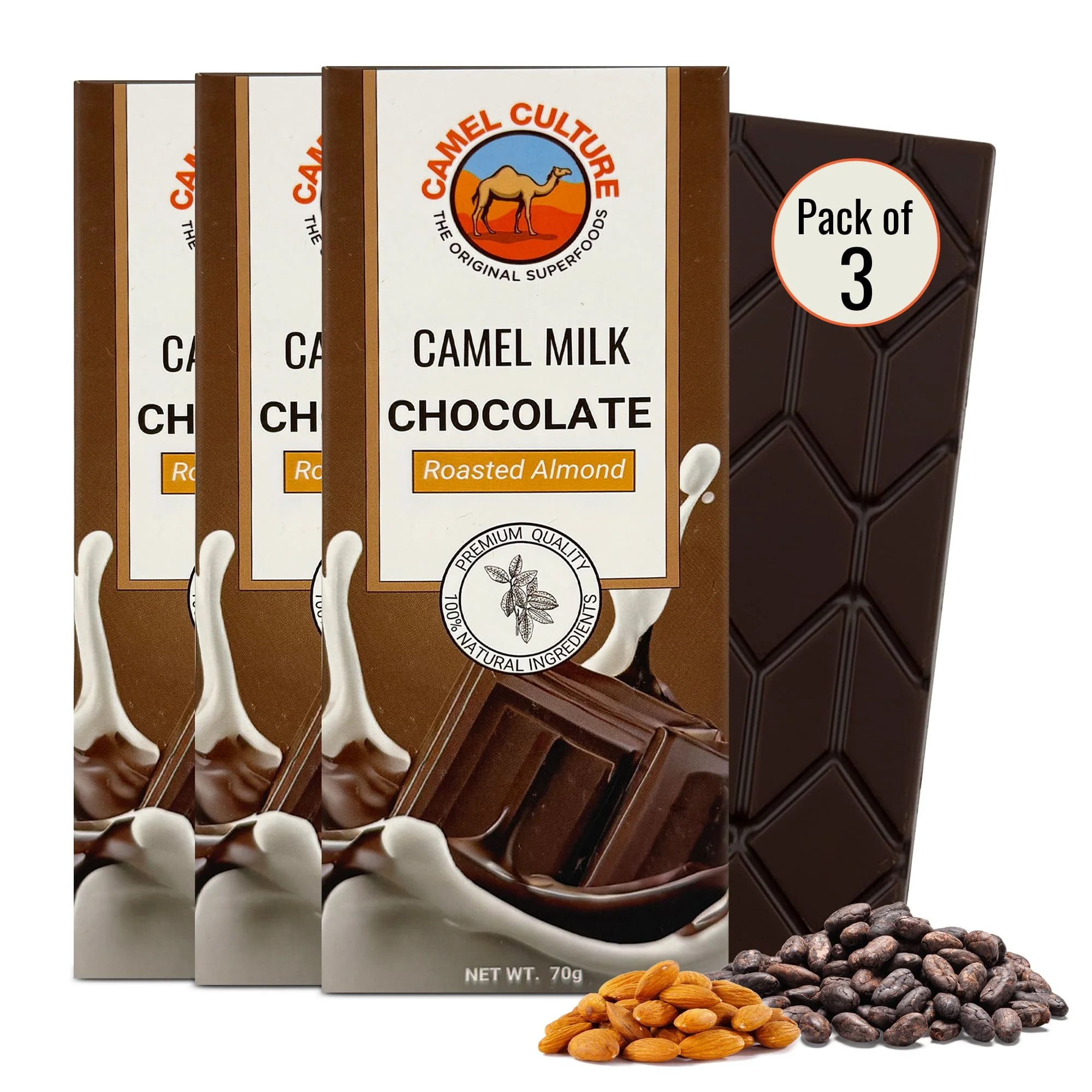 Premium & All-Natural | Camel Milk Chocolate (70G) - Image 9