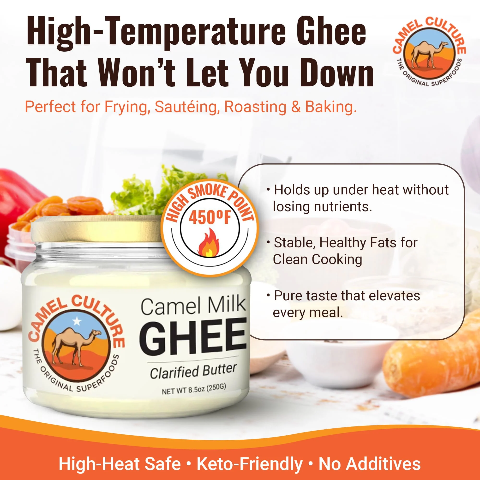 Pure & Natural | Camel Milk Ghee (8.5oz) - Image 4