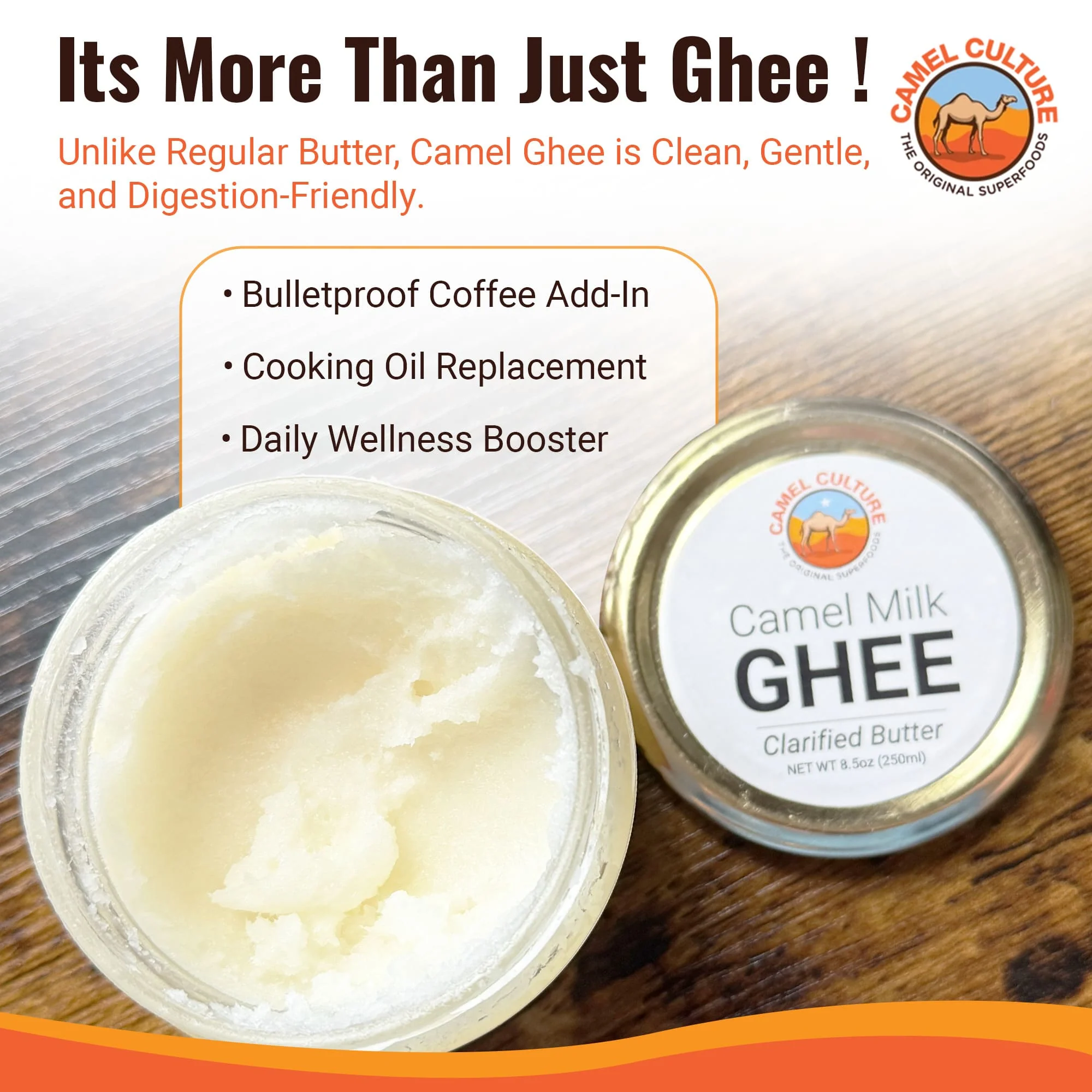 Pure & Natural | Camel Milk Ghee (8.5oz) - Image 6