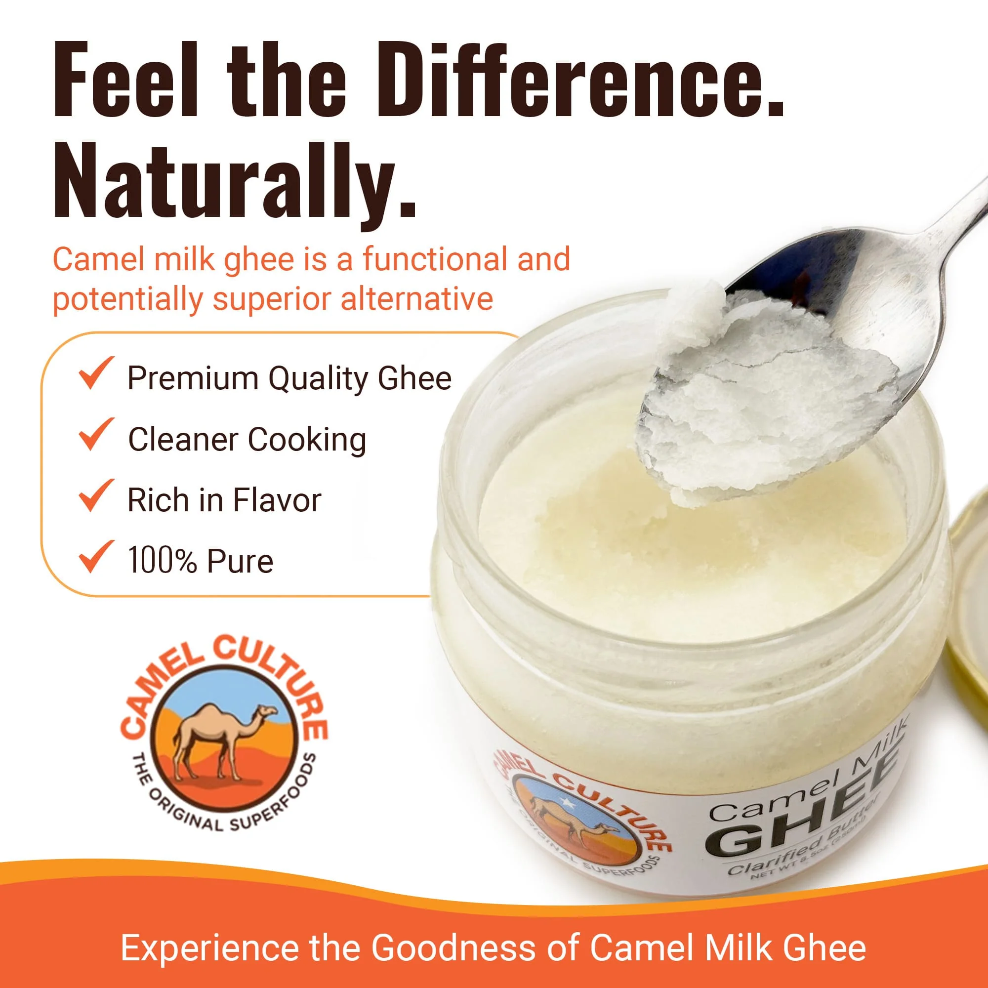 Pure & Natural | Camel Milk Ghee (8.5oz) - Image 7